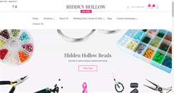 Desktop Screenshot of hiddenhollowbeads.com